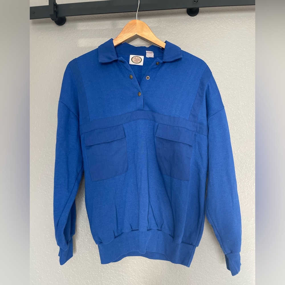 Vintage snap pullover